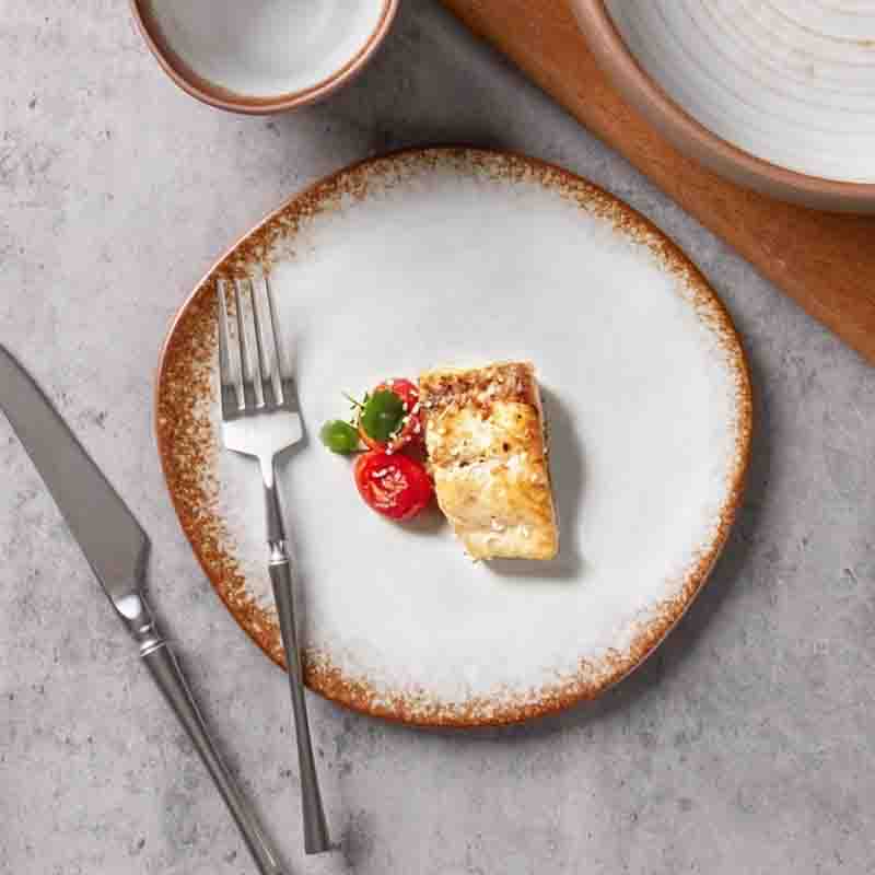 Durable Porcelain Restaurant Plate จานร้านอาหารเชิงพาณิชย์