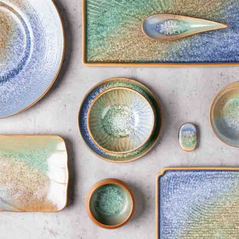 Wholesale Hotel & Restaurant Ceramic Tableware ชุดจานชามเซรามิกอเนกประสงค์ครบชุด ออกแบบมาเพื่อการจัดเลี้ยงแบบครบวงจรโดยผู้ผลิตจานชามพอร์ซเลนผู้มีประสบการณ์