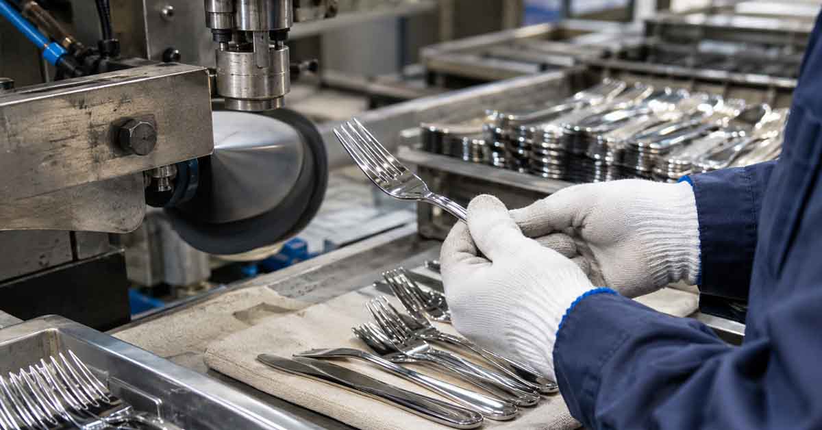 Stainless Steel Cutlery Factory โรงงานช้อนส้อมสแตนเลส