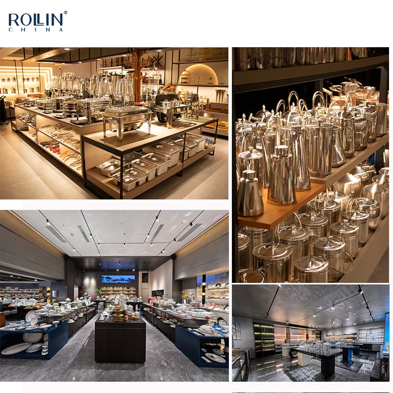 Rollin Porcelain Manufacturer Showroom Rollin โชว์รูมผู้ผลิตเครื่องเคลือบดินเผา