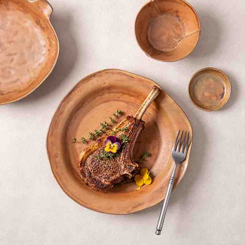 Hotel & Restaurant Porcelain Plate จานอาหารค่ำพอร์ซเลนสำหรับจัดโต๊ะร้านอาหารของโรงแรม