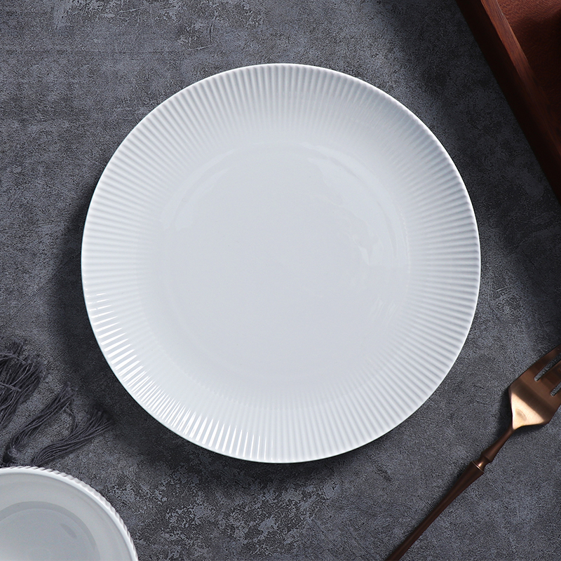 ใหม่ชุดจาน Bone China จานอาหารค่ำเชิงพาณิชย์