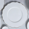 ชุดอาหารเย็น Fine Bone China ชุดอาหารเย็นหรูหรา