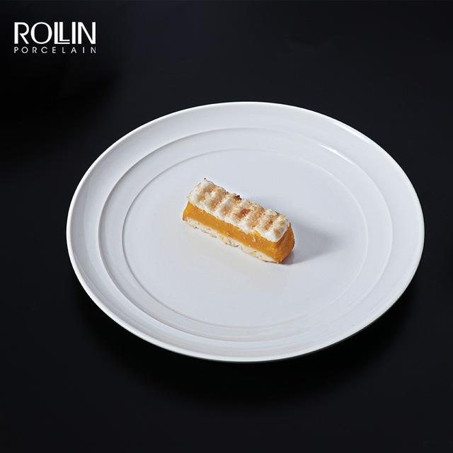 Platos De Ceramica Blanco สำหรับร้านอาหาร