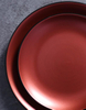 จานอาหารค่ำ Porcelain Glow ทองแดงสำหรับร้านอาหาร
