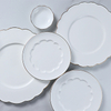 ชุดอาหารเย็น Fine Bone China ชุดอาหารเย็นหรูหรา
