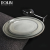 จานชามพอร์ซเลน Reactive Glaze, ร้านอาหาร จานเซรามิค 14 นิ้ว
