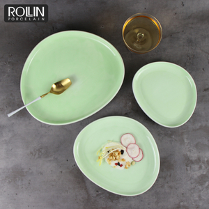 ชุดอาหารเย็นตะวันออกกลาง Yollow Green ชุดเครื่องลายคราม