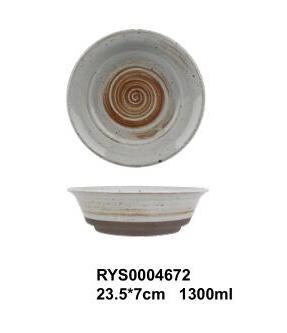 ร้านอาหารถ้วยชามจานลึกจานซุป-45oz