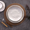 ขายอาหารเย็นร้อน Speckled Porcelain Plates Handcrafted Ceramic Plates Collection