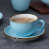 Blue Stone Ware จานสามเหลี่ยมผิดปกติ 