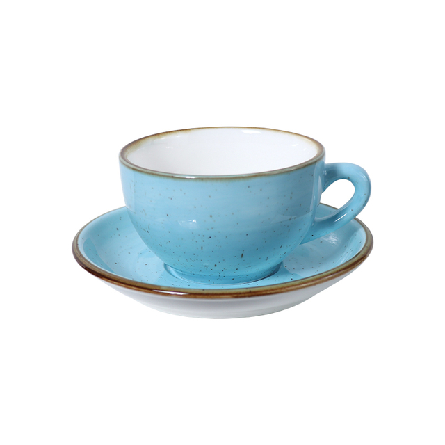 ชุดถ้วยกาแฟ Blue Stone Ware จานรอง