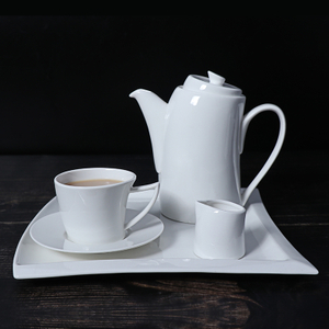 ชุดของขวัญวันสตรี ดีไซน์มั่นใจ Lady Design เซรามิคกาน้ำชาถ้วยกาแฟชุด Porcelain 