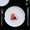 ร้านอาหารอาหารเย็นจาน Entree จานเซรามิคจานอาหารค่ำ 10/12/14 นิ้ว 