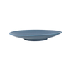 จานอาหารค่ำเซรามิกเคลือบสีฟ้า Porcelain Royal Blue Coupe Plate สำหรับร้านอาหาร