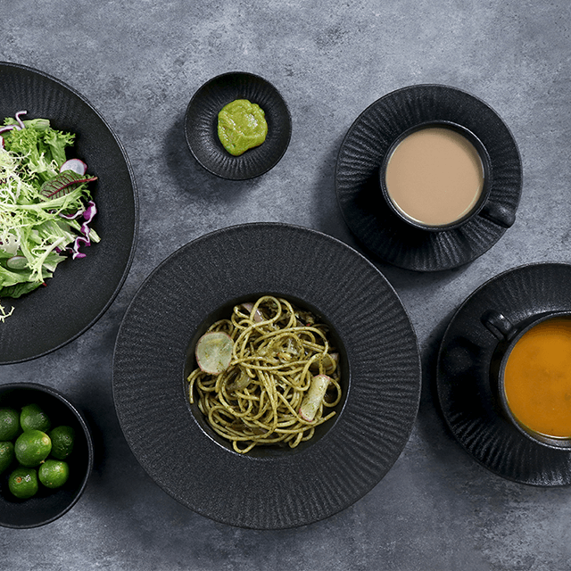 Chaozhou Stoneware ชุดจานซูชิเซรามิคสี่เหลี่ยมผืนผ้าจานไม้ชุดถ้วยชามอาหารเย็นสุดหรูสำหรับร้านอาหาร