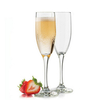 ชุดของขวัญแก้วเครื่องใช้บนโต๊ะอาหารโรงแรมที่กำหนดเอง 6oz 7.5oz Flute Glass