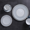 Bone China ภาชนะใส่อาหารสีขาว Bone China Porcelain Bone China ถ้วยชาม