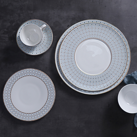 Bone China ภาชนะใส่อาหารสีขาว Bone China Porcelain Bone China ถ้วยชาม