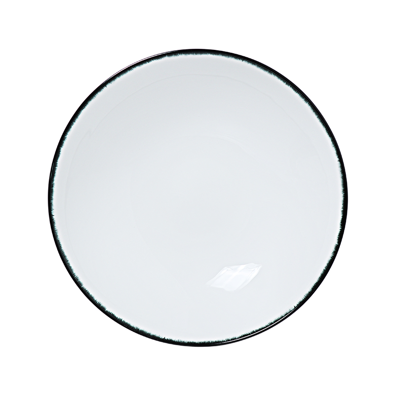 ชุดอาหารค่ำโบนไชน่าสไตล์มินิมอล ชุดจานพอร์ซเลนชั้นดีสำหรับอาหารค่ำ