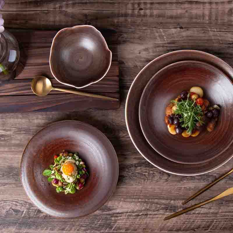 ผู้ผลิตจานร้านอาหารของโรงแรม เครื่องเคลือบดินเผา