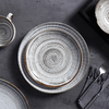 จานพอร์ซเลนทรงกลม 25 ซม. สำหรับร้านอาหาร Super Stoneware Plates For Amazon 