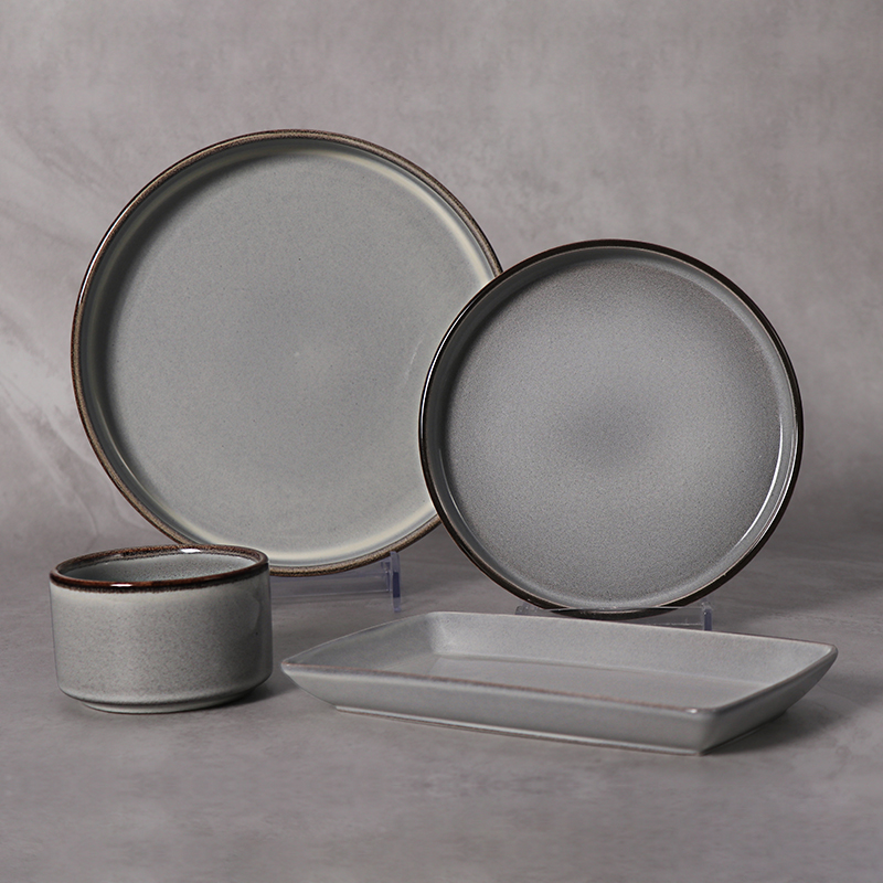 Vajillas Restaurant Plates Ceramic Under Glazed จานอาหารค่ำ