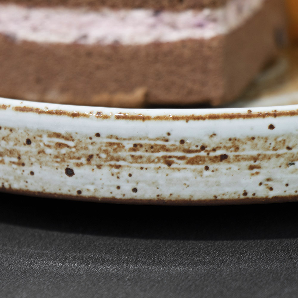 เครื่องใช้บนโต๊ะอาหารภายใต้เคลือบสโตนแวร์ เครื่องครัว จานพอร์ซเลนและจานชาม จานอาหารค่ำทรงกลม