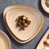 Homeware ร้านอาหารจานอาหารเช้าจานโมเดิร์นขนาดใหญ่อิตาเลี่ยนเซรามิคตุรกี Platter