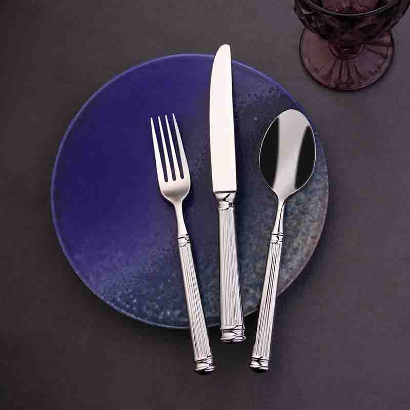 สแตนเลสโรงแรม Flatware 304 มีดช้อนส้อม