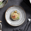 จานพอร์ซเลนทรงกลม 25 ซม. สำหรับร้านอาหาร Super Stoneware Plates For Amazon 