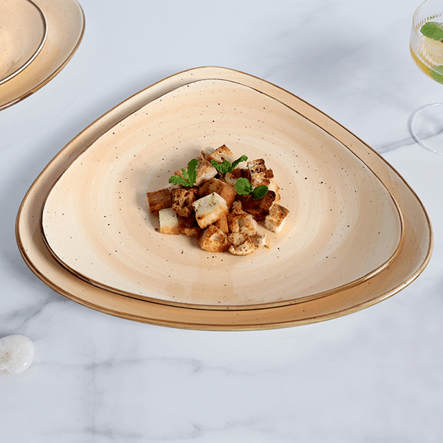 Homeware จานร้านอาหารจานอาหารเช้าจานชามเซรามิกอิตาลีขนาดใหญ่ที่ทันสมัย