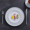 กวางโจว Hospitality ผู้ผลิต Inflight Catering Luxury อาหารเย็น Bone China จานชาม