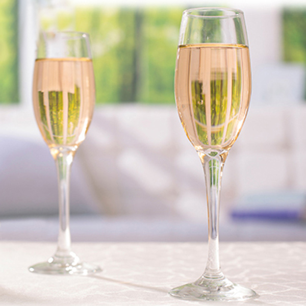 ชุดของขวัญแก้ว เครื่องใช้ในโรงแรม ร้านอาหาร เครื่องใช้บนโต๊ะอาหาร 6 ออนซ์ 7.5 ออนซ์ แก้วขลุ่ย